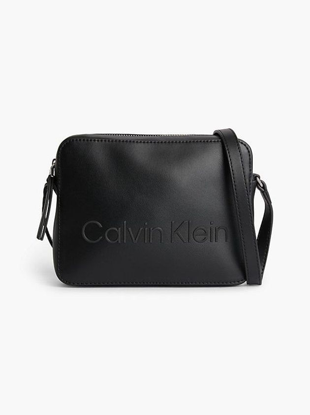 Calvin Klein USA Recycled Crossbody Womens Bag Black 9413725-SJ